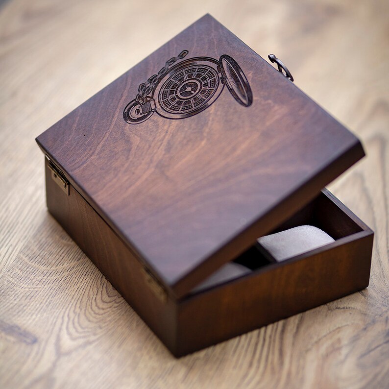 Engraved Wood Watch Box Hetch DS9 for Men Wooden Watch Box for Etsy India