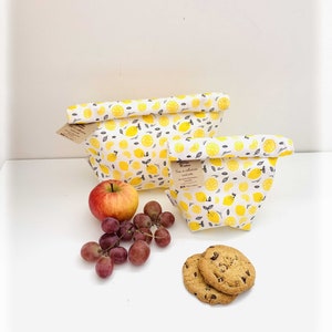 Reusable and waterproof lemon bag/snack bag/freezing/sandwich/bulk