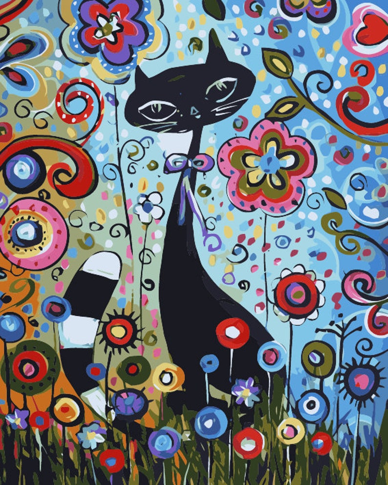 Paint by Numbers Kit for Adults Framed Canvas 40x50cm Etsy