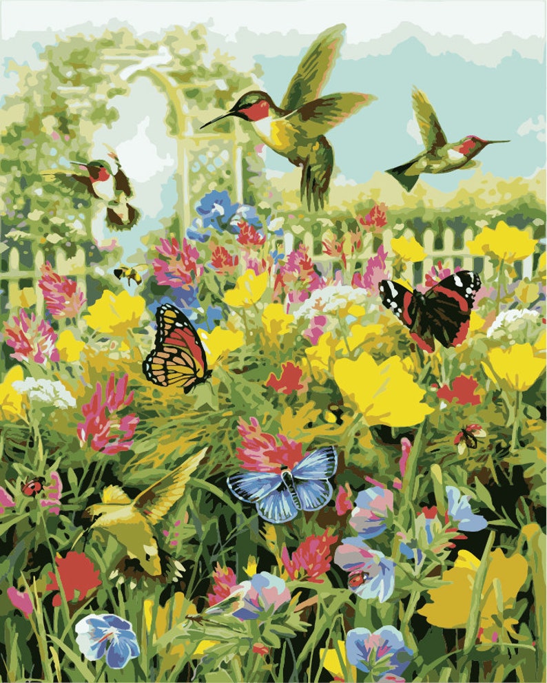 Paint by Numbers Kit for Adults Framed Canvas 40x50cm Etsy