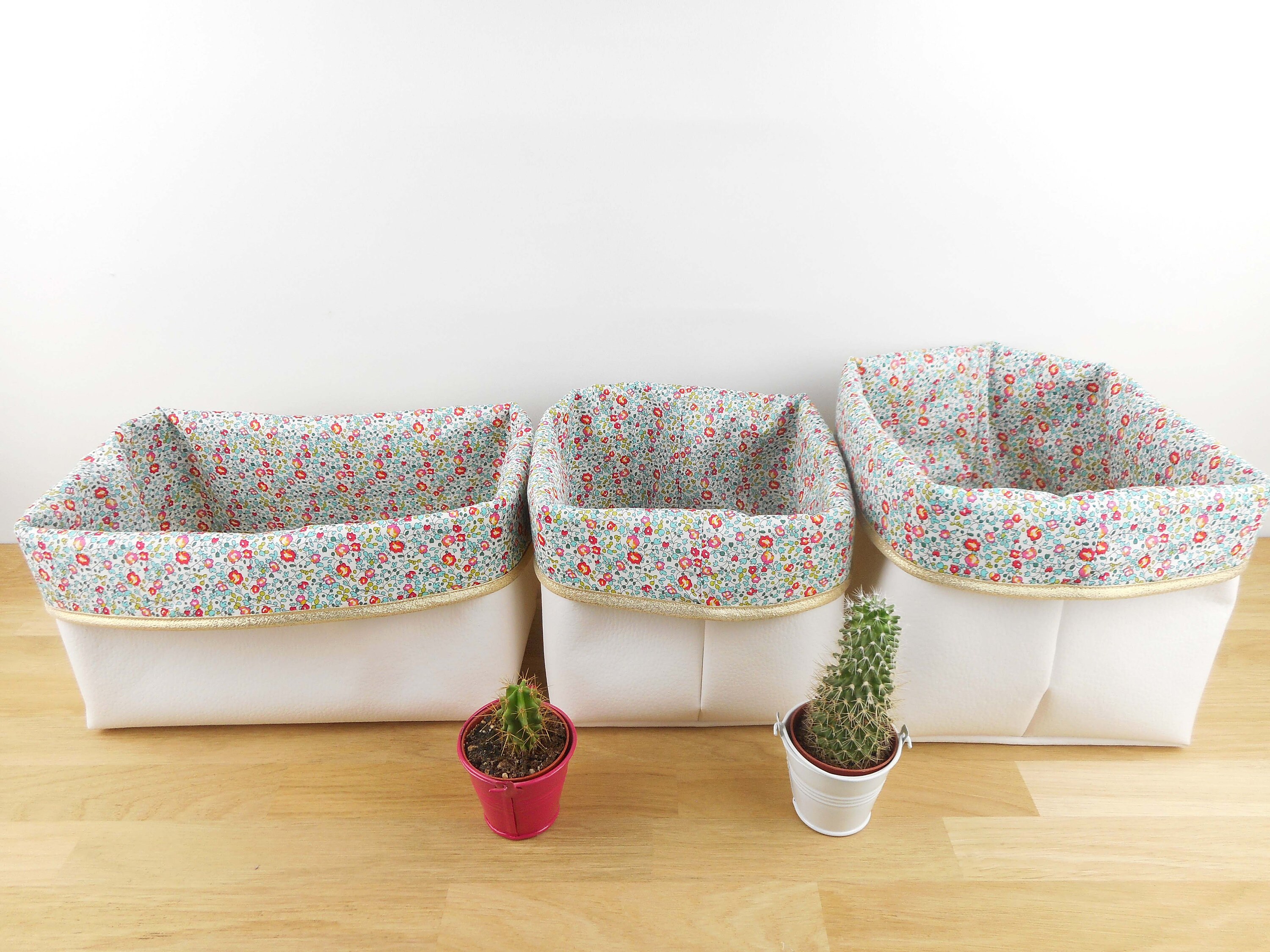 Lot 3 Paniers De Rangement,