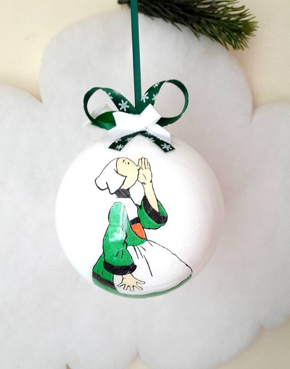 Boule De Noël Ou De Décoration Personnalisable Bécassine Décoration De Noël Sapin De Noël