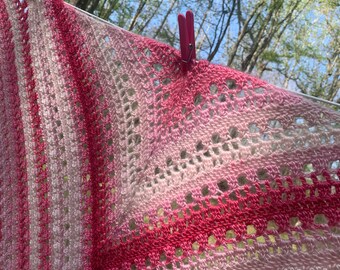 Large pink shawl