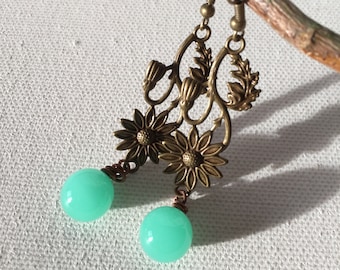 Sweet mint earrings