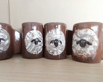 sheep ceramic mugs
