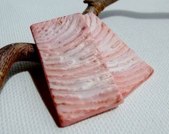 50% already applied - rectangular pendants for earrings imprinted with shell