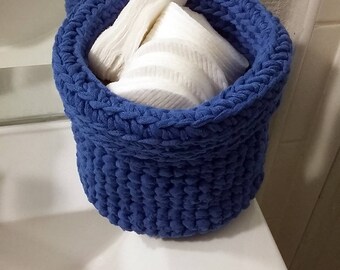 For bathroom storage basket