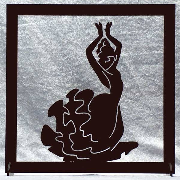 Danseuse Andalouse de Flamenco - Tableau Silhouette