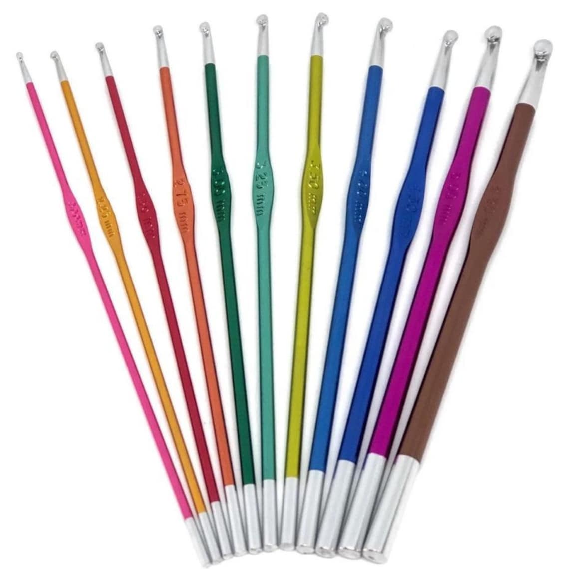 Knitpro Zing Single Ended Crochet Hooks Size 2.00 6.00mm / Etsy UK