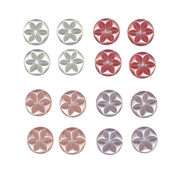 Lot De 80 Boutons De Couture 2 Trous - Choix Diamètre 11mm Ou 14mm, Assortiment De Couleurs