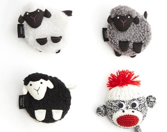 Tape measure - Lantern Moon - Sheep or Sock Monkey - Knitting / Crochet / Sewing