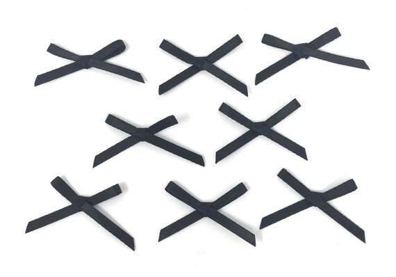 50 Pièces Nœuds En Ruban De Satin Nœuds En Satin Mini Ruban Double Face