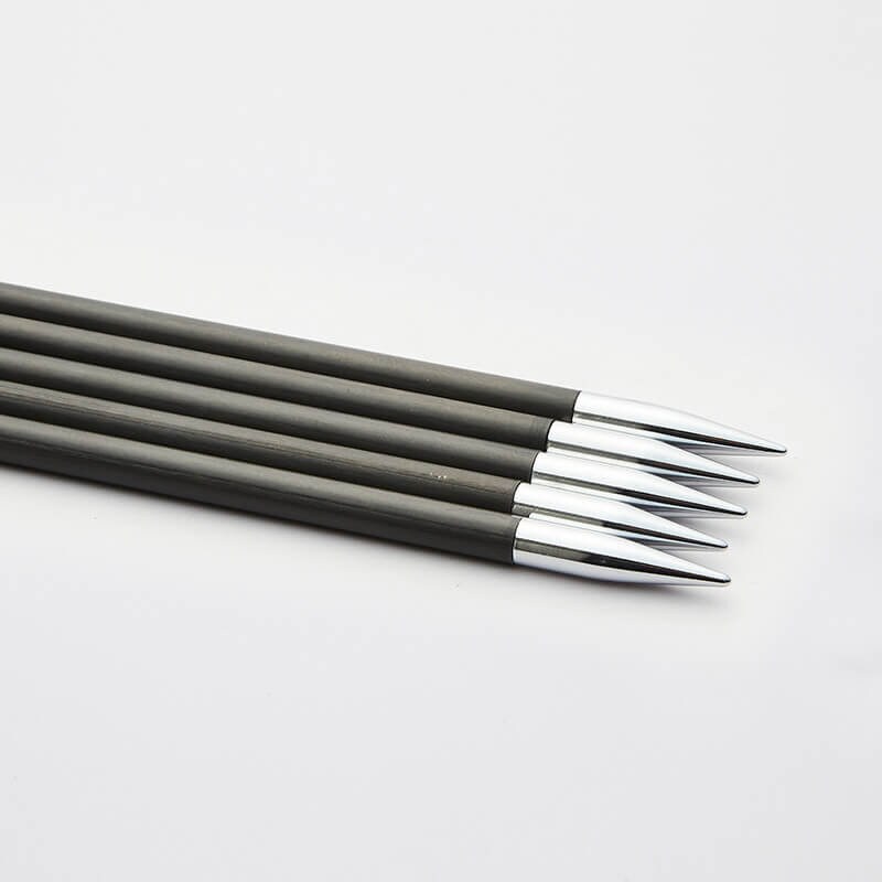 KnitPro - Set di Ferri da Maglia, Diametro 2,25 mm, Lunghezza 15 cm in Fibra di Carbonio