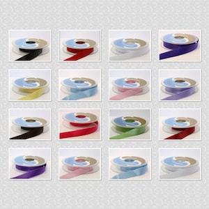 Double Faced Satin Ribbon 15mm - Sold by Two Meters Safisa Quality Brand
