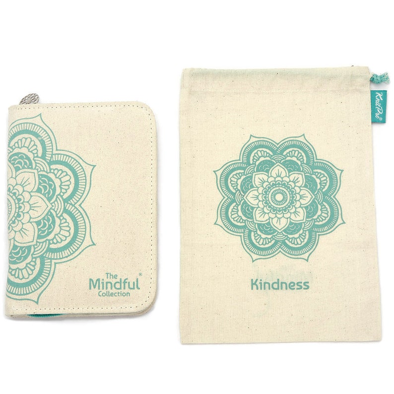 Knitpro The Mindful Collection Kindness Juego de agujas intercambiables de 10 cm Accesorios / Accesorio para tejer / Suministro de costura para tejer imagen 3