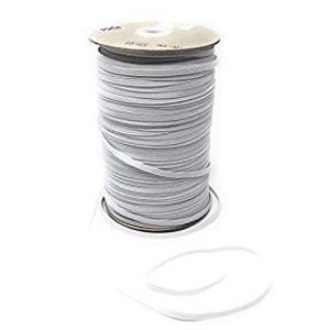 Flat Sewing Elastic 5mm White x 5 Meter or x 10 Meters / Soft Elastic Ribbon / Couture Haberdashery image 3