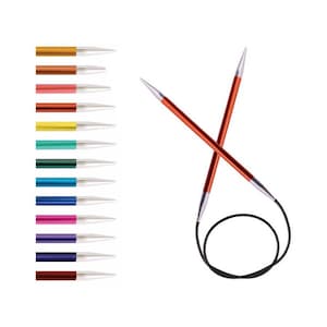 Knitpro Zing Circulaire Fixed  Knitting Needle 40cm to 150cm Size  2.00 - 12.00mm