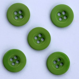 Boutons de Couture 13mm avec 4 Trous en Résine Lot et Couleur au Choix / Bouton à Coudre / Bouton Fermoir / Boutons Scrapbooking et Couture image 7