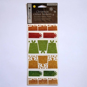 Autocollants pailletes dovecraft noël - 000970