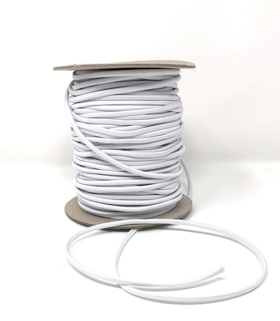 Elastic White 3mm (5 metres) Elastic White 3mm (5 metres)