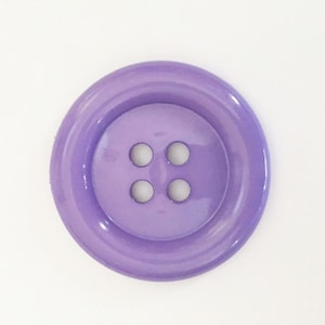 Large Clown Buttons Diameter 38 50 or 63mm Choice of Colour Sold Individually / Large Sewing Button for Customization Fancy Dress Decoration Lilas