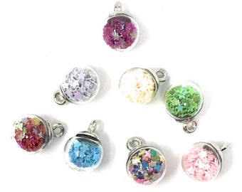 Boutons Dress It Up : Rainbow Bubbles - Arc-en-ciel Mini Boules Pour Décoration Mercerie Couture Album et Scrapbooking