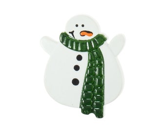 Christmas Buttons Snowman x 6