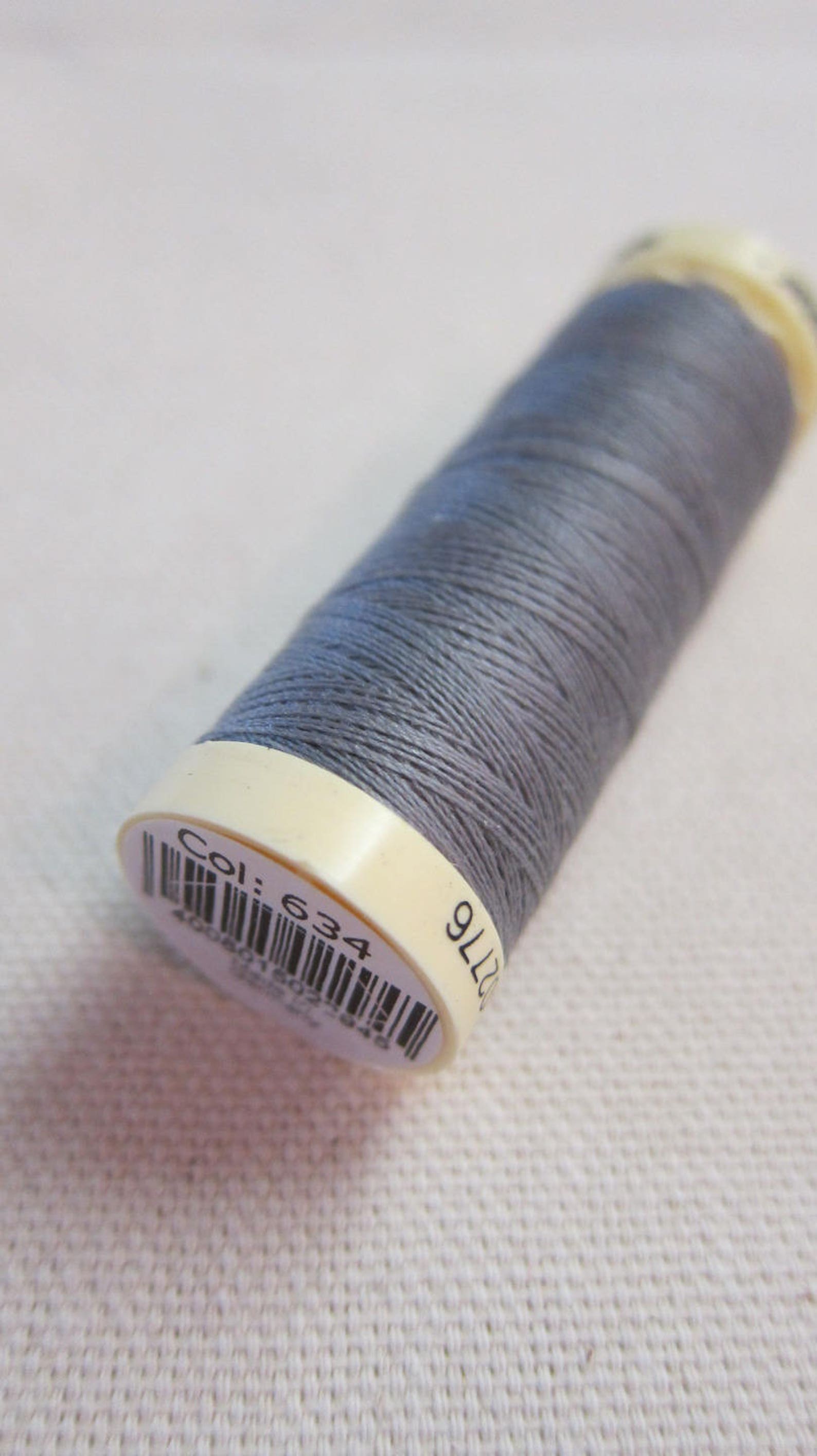 Grey sewing thread No. 634 100 polyester Etsy
