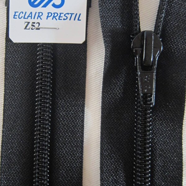 Fermeture Eclair 70 cm séparable noire