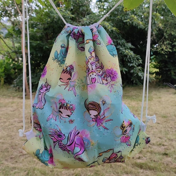 Sac pochon , à dos , de piscine, de plage, imperméable , pour enfant