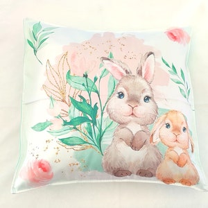 Cushion cover, children's room, 40x40cm, deer pattern lapin 40x40 cm