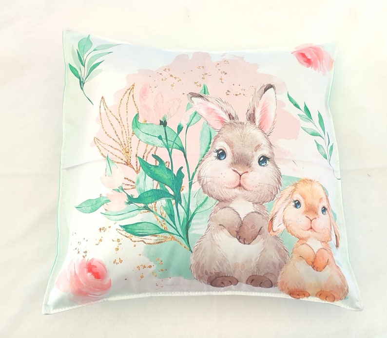 Cushion cover, children's room, 40x40cm, deer pattern lapin 40x40 cm