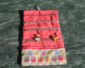 Storage for snapped barrettes or hair clips and elastics