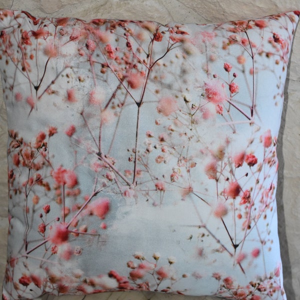 Mon coussin douceur gypsophile rose