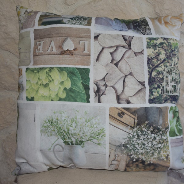 Mon coussin n 1 - collection "nature et délicatesse"