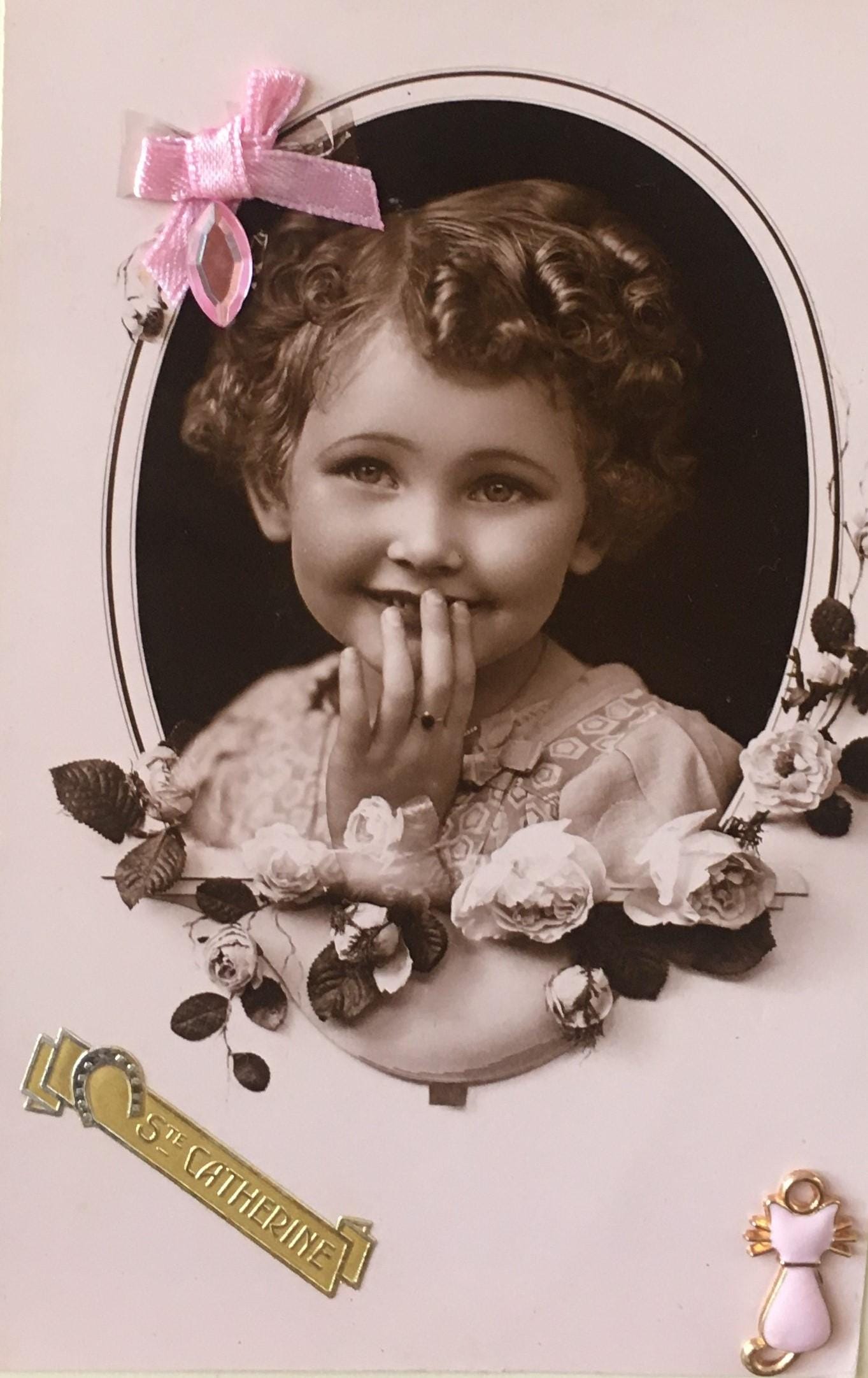 Carte Sainte Catherine Carte Ancienne Et Vintage - 8 Cartes Postales (3 Formats Dispos) - Carte Chapeau Fleuri Pour Sainte Catherine