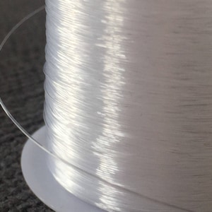 Fishing Line 0.2mm X10 Meters, Korean Nylon Thread, Solid, Ultra