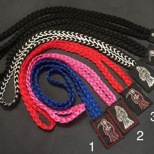 1 colar SANTA MUERTE, escapulário, narco, sta muerte, rosário, malverde, los pollos hermanos, Dahlia, la Cerda, proteção, día de muertos