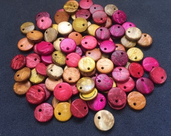 40 beads 1.2cm,coconut wood,sequins,lentejuelas,charm,ecological,tagua ivory vegeta seed cuentas de semillas,seedbeads