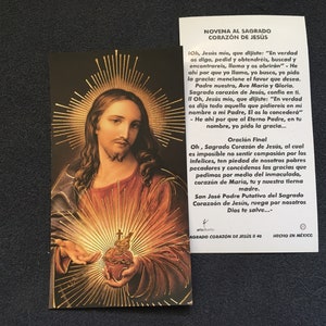 Sagrado corazón de Jesús,tarjeta oración,cristo,heiliges Herz Jesu Christi,Gebetskarte,Gebetskarte,heiliger Herd,Post