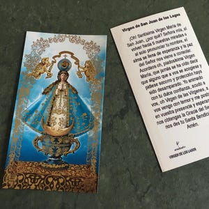 Virgen de San Juan de los Lagos,tarjeta oración,señora,notre dame,carte de prière,prayer card,vierge guadalupe,virgencita,Mexique mexico