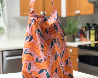 Banana Fold and Tuck Reusable Bag