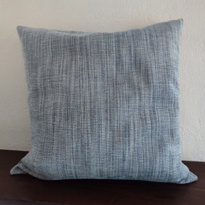 Blue decorative cushion