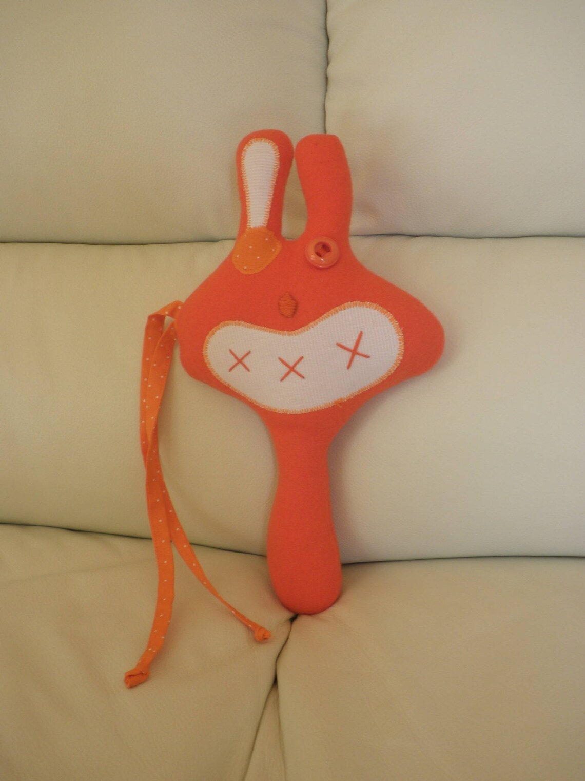 Rattle Rattle Arthur Color Orange and White .. Etsy