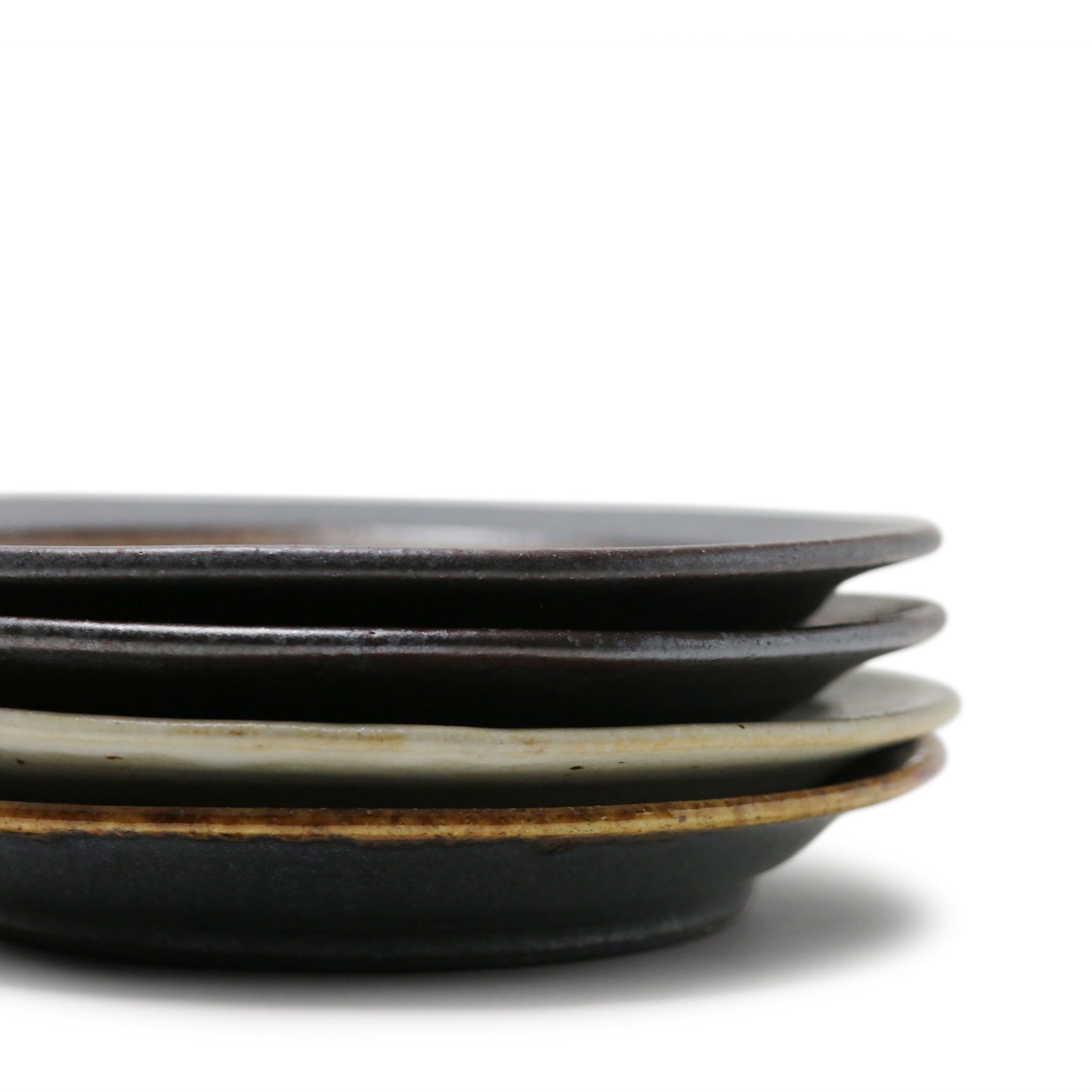 Handmade Round Plate 7.6in Dinnerware Japanese Pottery Etsy