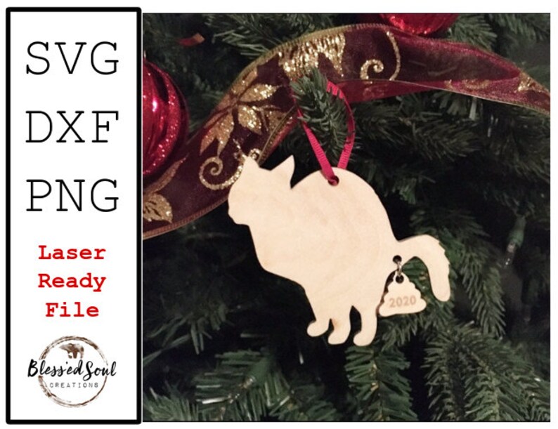 Download Ornament Svg 2020 Cat Ornament Dog Shape Template Cut Etsy