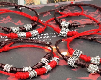 Red string bracelet tibetan buddhist  set bracelet adjustable bracelet year of fate folk style jade jewelry accessories line red rope kabbal