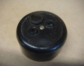 2774 Vintage white or black bakelite electrical outlet 2716, 2717.