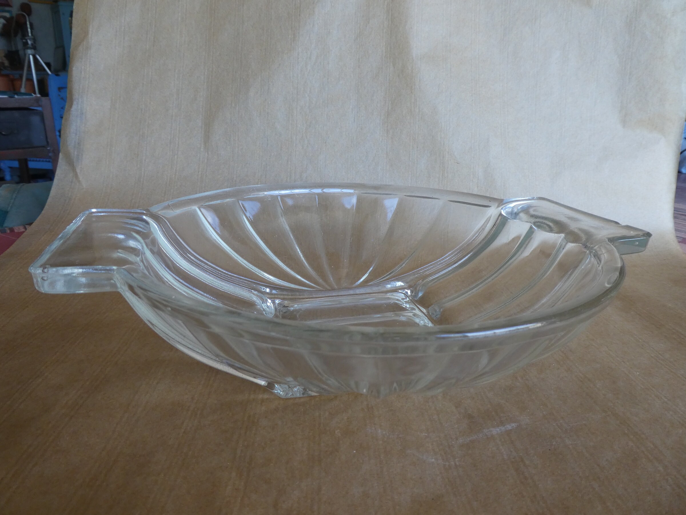 1963 Saladier Verre/ Coupe A Fruits