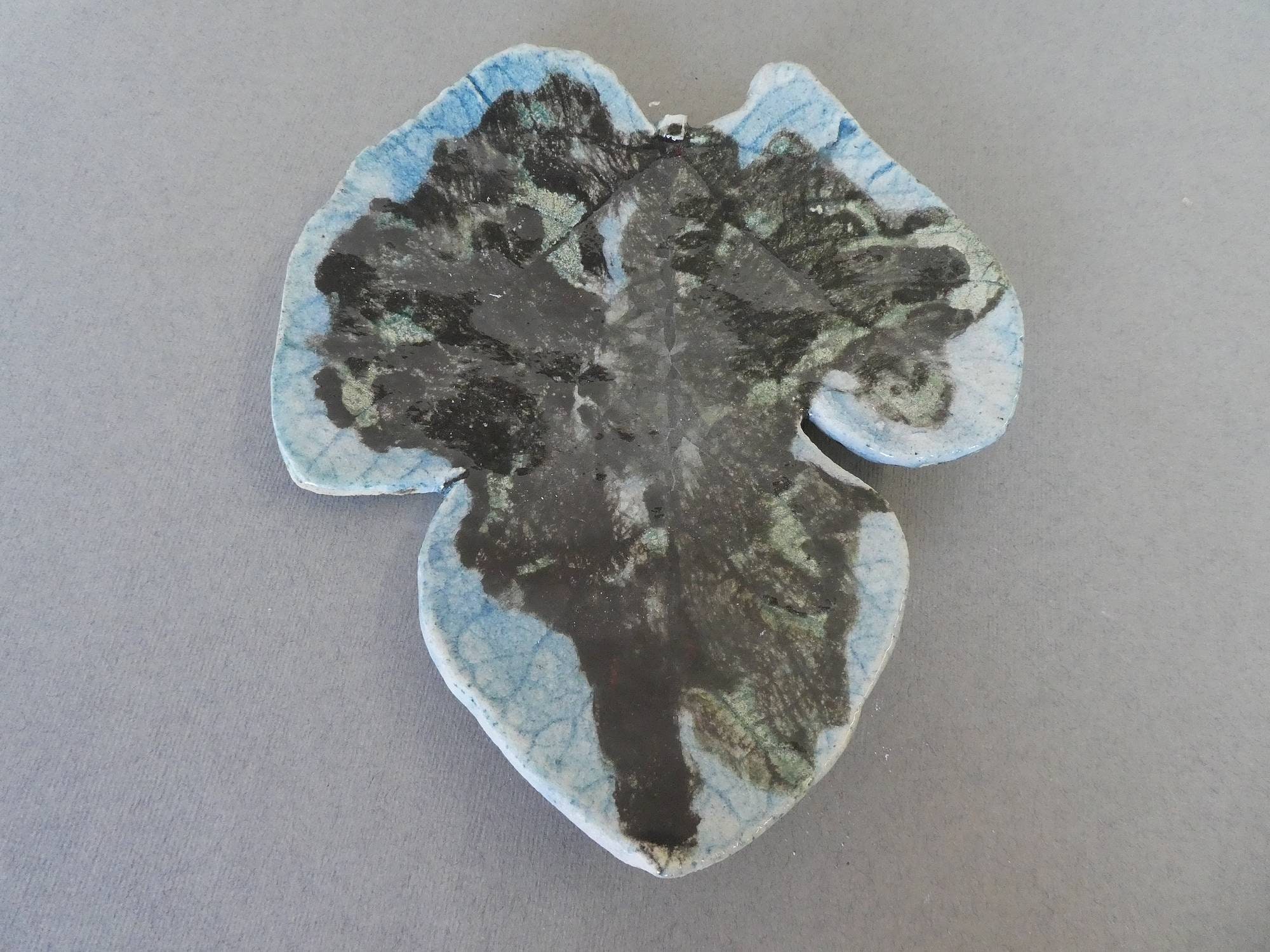 Feuille de Figuier Terre Cuite Vernissée